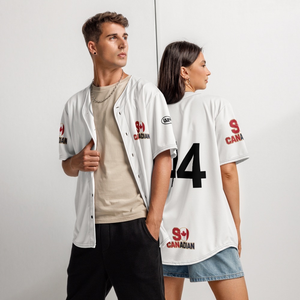 New So Canadian Authentic Baseball ⚾️ Jersey by I’M So What Co 2025 Collection